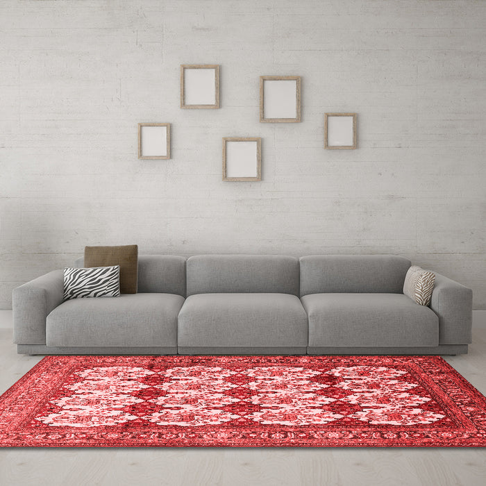 Traditional Red Washable Rugs