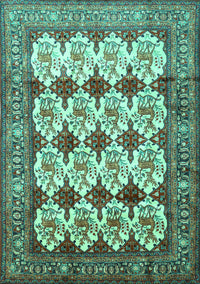 Persian Turquoise Traditional Rug, tr853turq