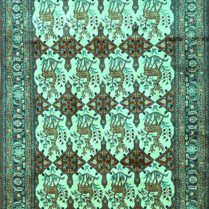 Persian Turquoise Traditional Rug, tr853turq