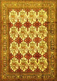 Persian Yellow Traditional Rug, tr853yw