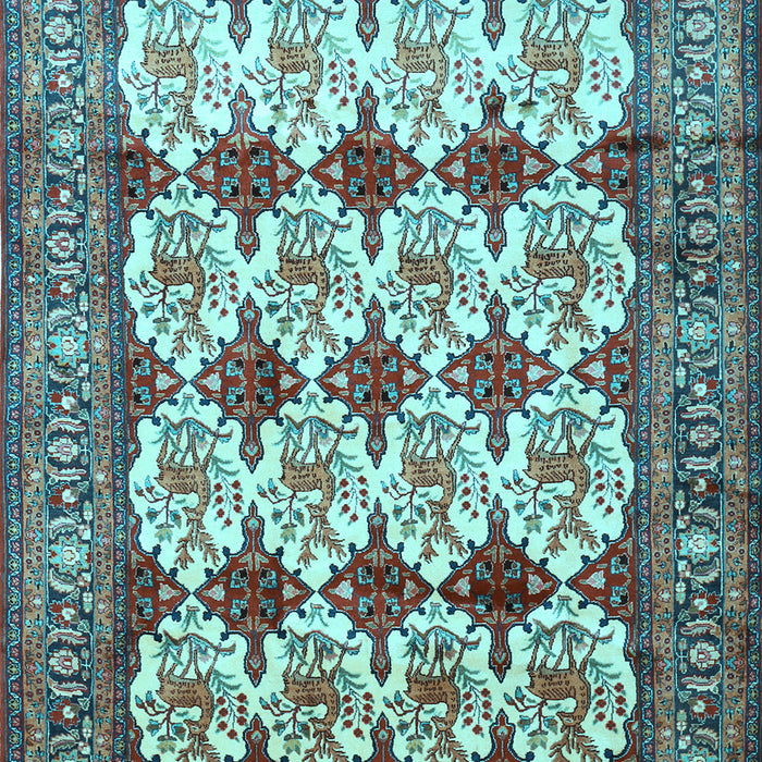 Persian Light Blue Traditional Rug, tr853lblu