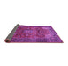 Sideview of Persian Purple Traditional Rug, tr854pur