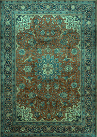 Persian Turquoise Traditional Rug, tr854turq