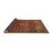 Sideview of Persian Brown Traditional Rug, tr854brn