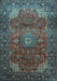 Persian Light Blue Traditional Rug, tr854lblu