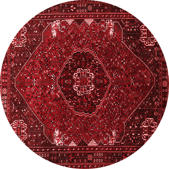 Machine Washable Persian Red Traditional Rug, wshtr855red
