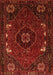 Serging Thickness of Machine Washable Persian Orange Traditional Area Rugs, wshtr855org