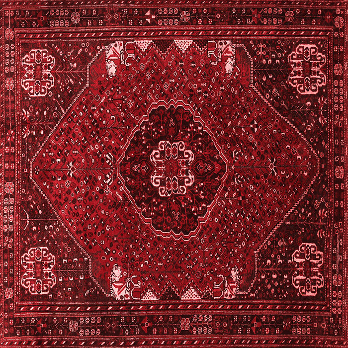 Machine Washable Persian Red Traditional Rug, wshtr855red