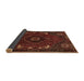 Sideview of Persian Brown Traditional Rug, tr855brn