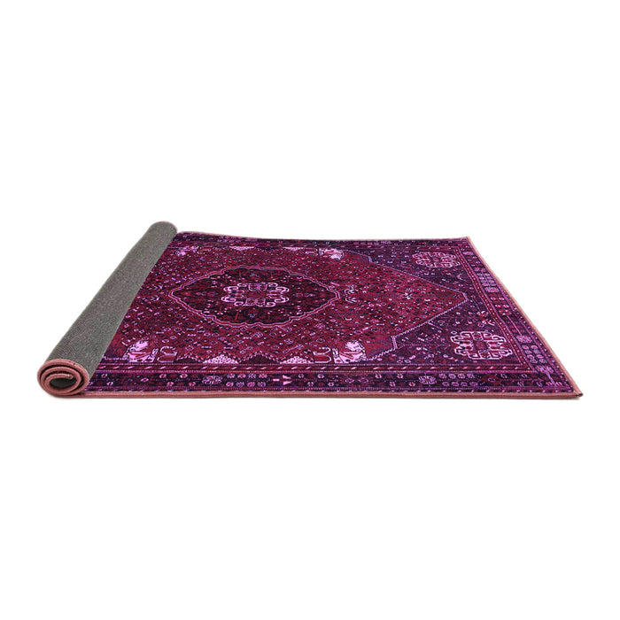 Sideview of Persian Purple Traditional Rug, tr855pur