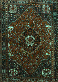Persian Turquoise Traditional Rug, tr855turq