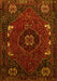 Machine Washable Persian Yellow Traditional Rug, wshtr855yw