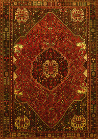 Persian Yellow Traditional Rug, tr855yw