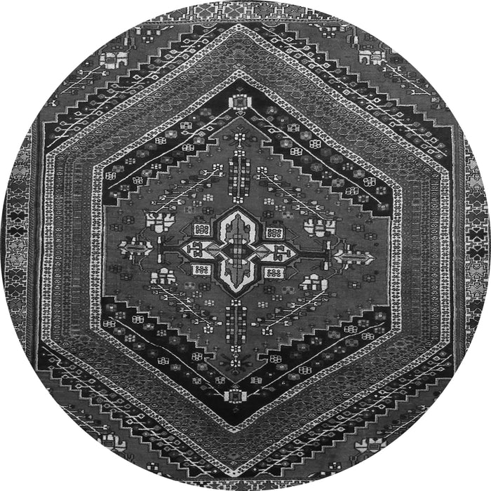 Square Persian Gray Traditional Rug, tr856gry