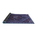 Sideview of Persian Blue Traditional Rug, tr856blu