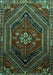 Persian Turquoise Traditional Rug, tr856turq