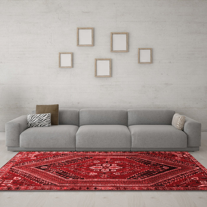 Traditional Red Washable Rugs