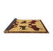 Sideview of Animal Brown Traditional Rug, tr857brn