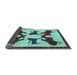 Sideview of Animal Light Blue Traditional Rug, tr857lblu