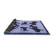 Sideview of Animal Blue Traditional Rug, tr857blu