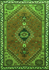 Persian Green Traditional Rug, tr858grn