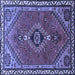 Square Persian Blue Traditional Rug, tr858blu