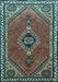 Machine Washable Persian Light Blue Traditional Rug, wshtr858lblu