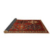 Sideview of Traditional Light Brown Persian Rug, tr859