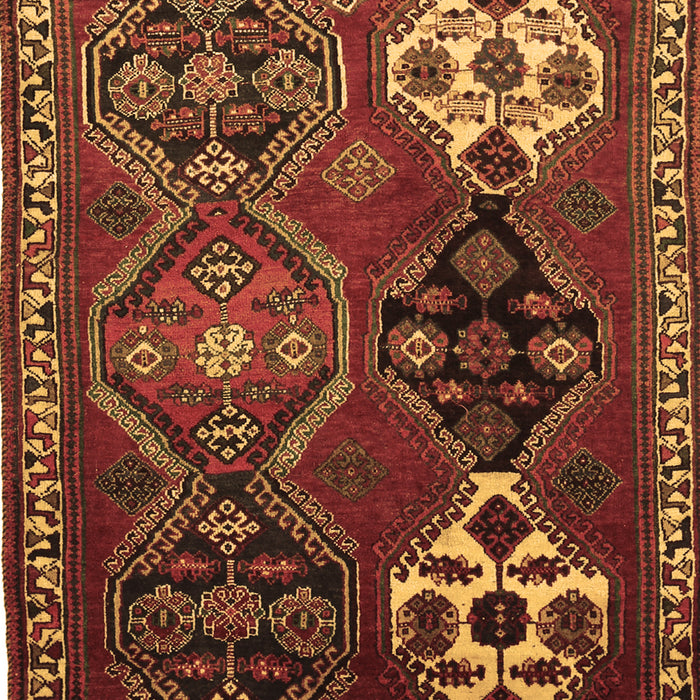 Machine Washable Persian Brown Traditional Rug, wshtr859brn