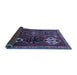 Sideview of Persian Blue Traditional Rug, tr859blu