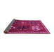 Sideview of Persian Pink Traditional Rug, tr859pnk