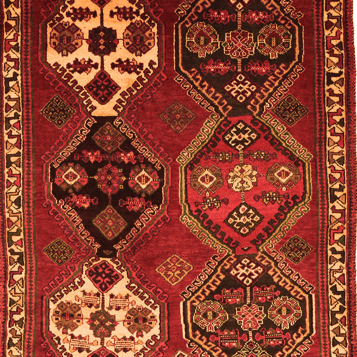 Serging Thickness of Machine Washable Persian Orange Traditional Area Rugs, wshtr859org