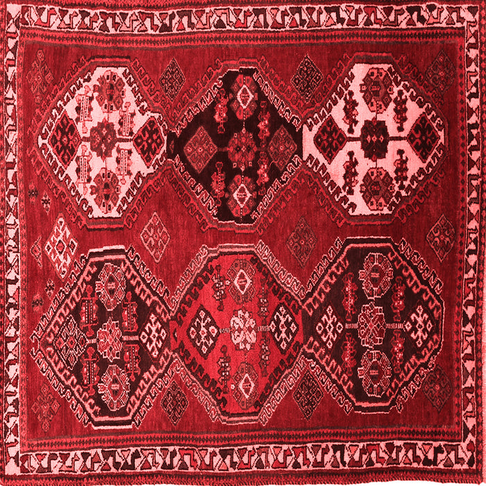 Machine Washable Persian Red Traditional Rug, wshtr859red