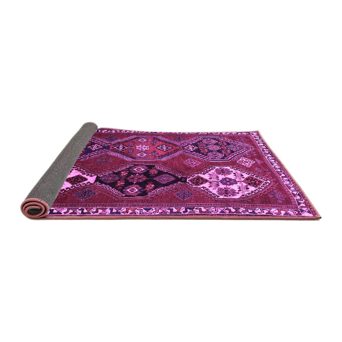 Sideview of Persian Purple Traditional Rug, tr859pur