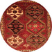 Machine Washable Persian Orange Traditional Area Rugs, wshtr859org