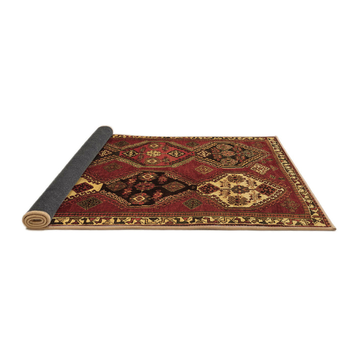 Sideview of Persian Brown Traditional Rug, tr859brn