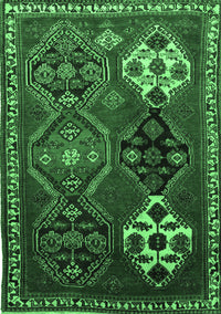 Persian Emerald Green Traditional Rug, tr859emgrn