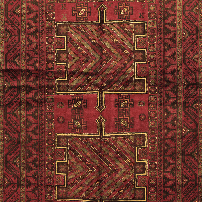 Machine Washable Persian Brown Traditional Rug, wshtr85brn