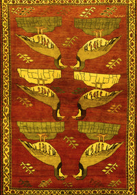 Persian Yellow Traditional Rug, tr860yw