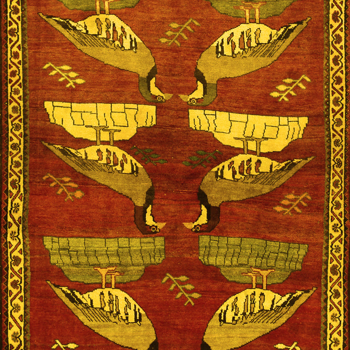 Persian Yellow Traditional Rug, tr860yw