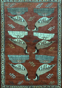 Persian Light Blue Traditional Rug, tr860lblu