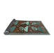 Sideview of Persian Light Blue Traditional Rug, tr860lblu