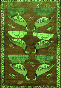Persian Green Traditional Rug, tr860grn