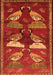 Persian Orange Traditional Rug, tr860org