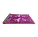 Sideview of Persian Purple Traditional Rug, tr860pur