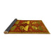 Sideview of Persian Yellow Traditional Rug, tr860yw
