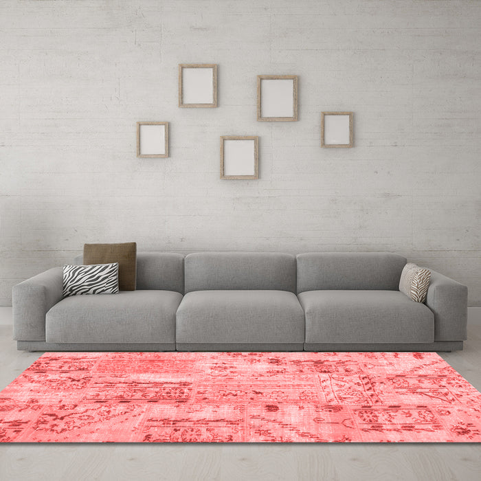 Traditional Red Washable Rugs