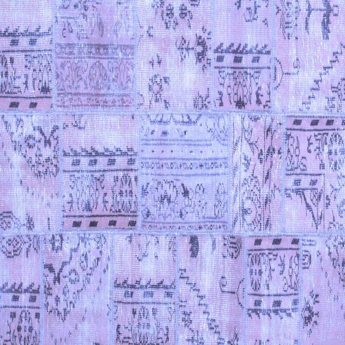 Square Persian Blue Traditional Rug, tr861blu