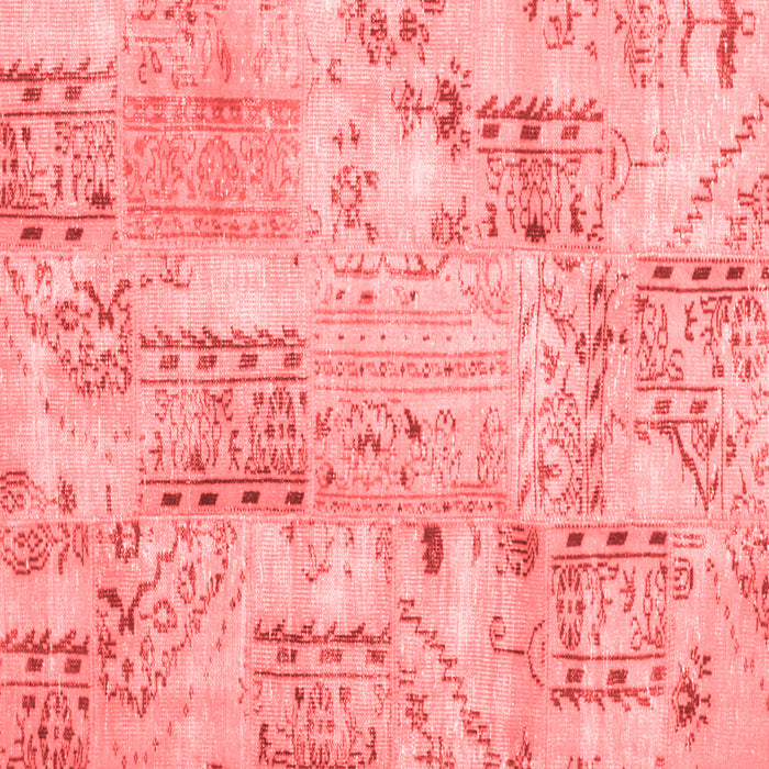 Machine Washable Persian Red Traditional Rug, wshtr861red
