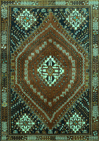 Persian Turquoise Traditional Rug, tr862turq